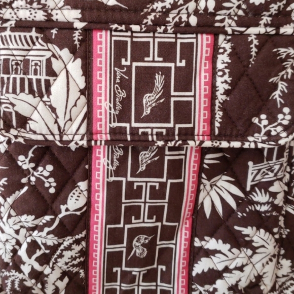 Vera Bradley brown and pink hipster crossbody bag - Picture 3 of 8